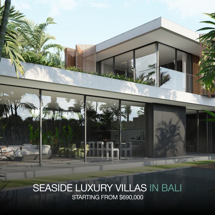 Seaside luxury villas in Bali